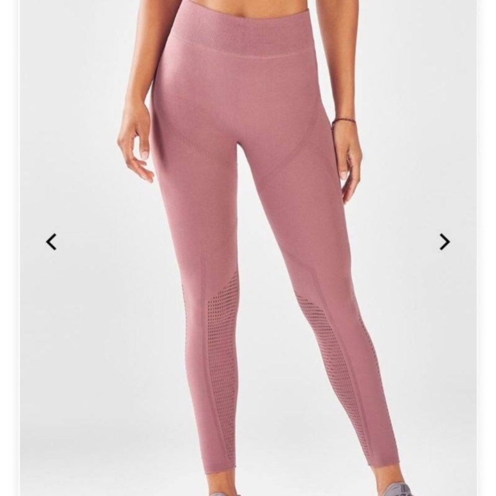 Fabletics Seamless High Wasted Legging Dusty Pink… - image 1